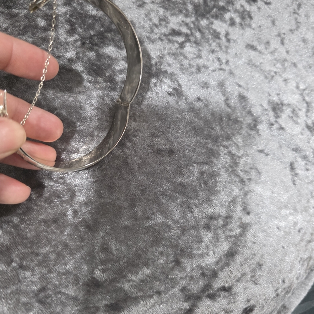 Minimalist Silver Infinity Bracelet - image 5